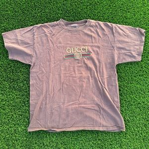 Vintage Gucci Brown T-Shirt Size : Large